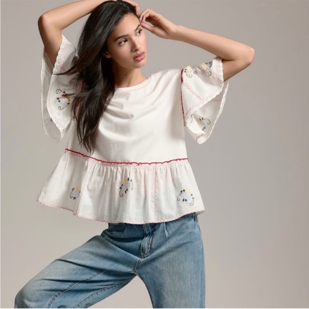 Anthropologie Baby Doll Top